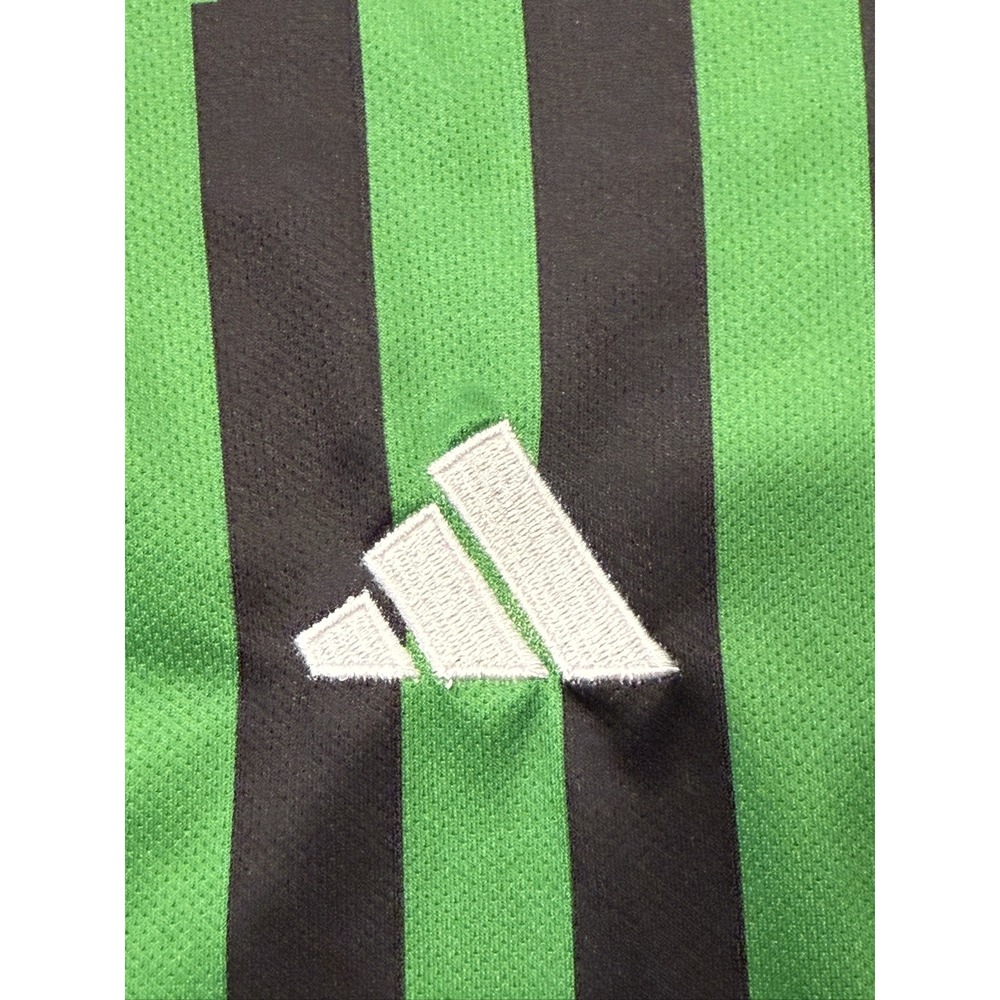 adidas Austin FC Jersey Mens M Green Black AEROREADY MLS Soccer Slim Fit YETI - Picture 5 of 16